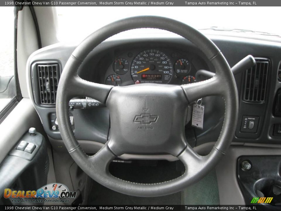 1998 Chevrolet Chevy Van G10 Passenger Conversion Medium Storm Grey Metallic / Medium Gray Photo #35