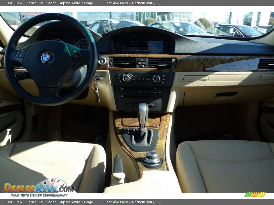 2008 BMW 3 Series 328i Sedan Alpine White / Beige Photo #24