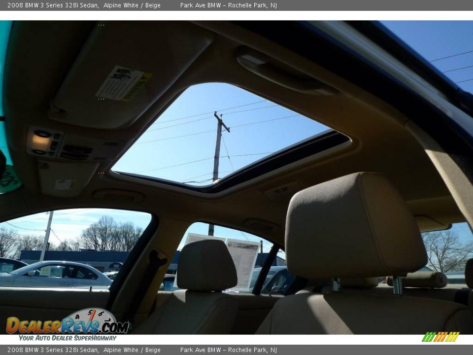 2008 BMW 3 Series 328i Sedan Alpine White / Beige Photo #30