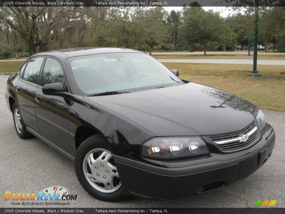 2005 Chevrolet Impala Black / Medium Gray Photo #5