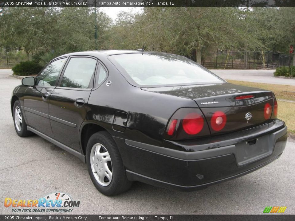 2005 Chevrolet Impala Black / Medium Gray Photo #11
