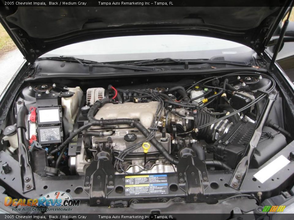 2005 Chevrolet Impala Black / Medium Gray Photo #31