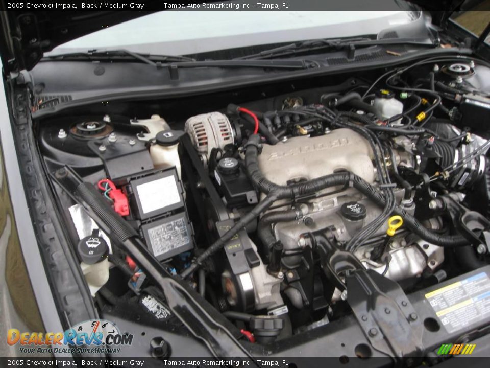 2005 Chevrolet Impala Black / Medium Gray Photo #32