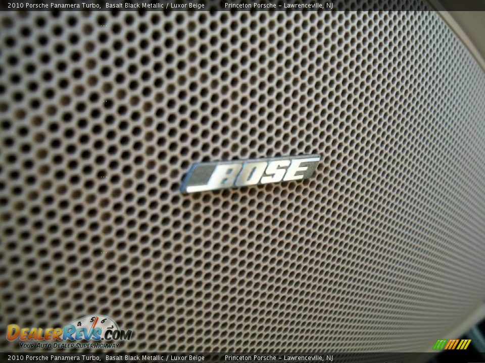 2010 Porsche Panamera Turbo Basalt Black Metallic / Luxor Beige Photo #10