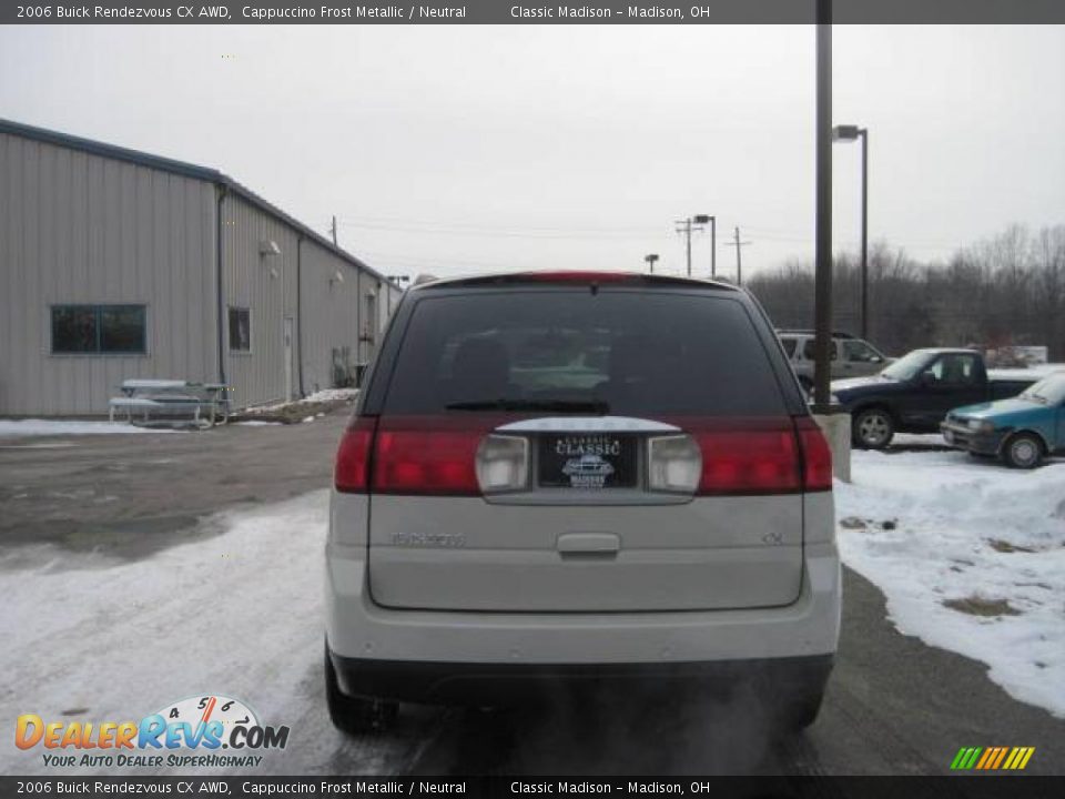 2006 Buick Rendezvous CX AWD Cappuccino Frost Metallic / Neutral Photo #5