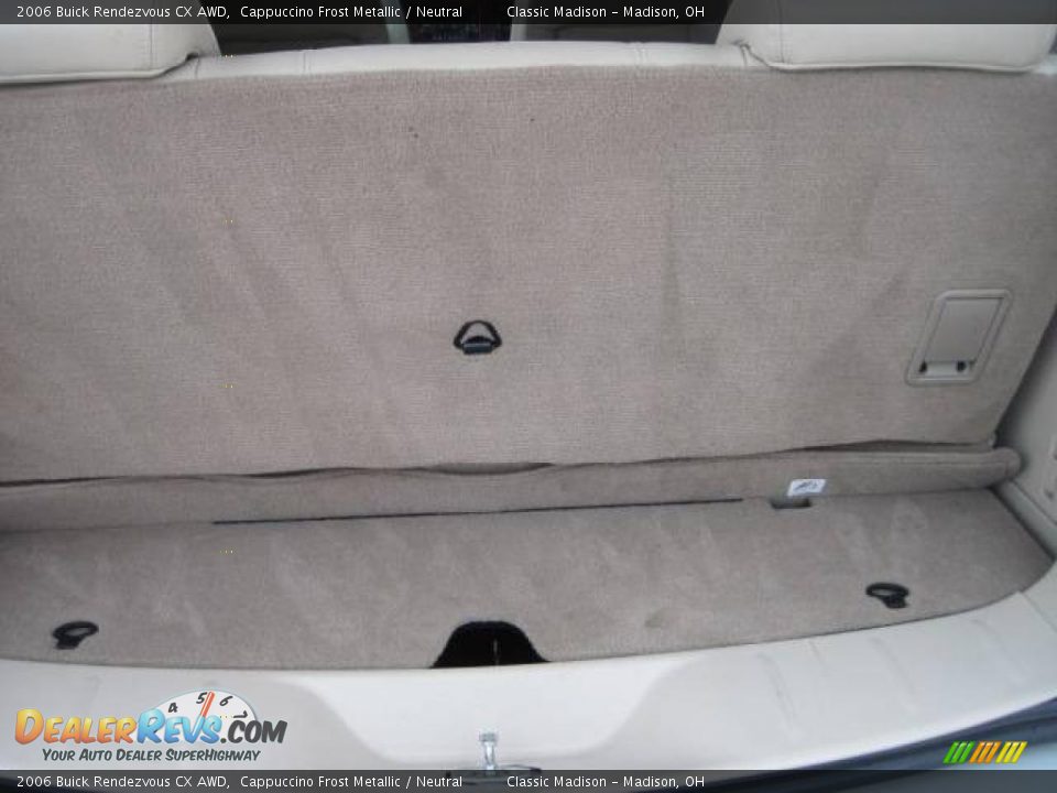 2006 Buick Rendezvous CX AWD Cappuccino Frost Metallic / Neutral Photo #22
