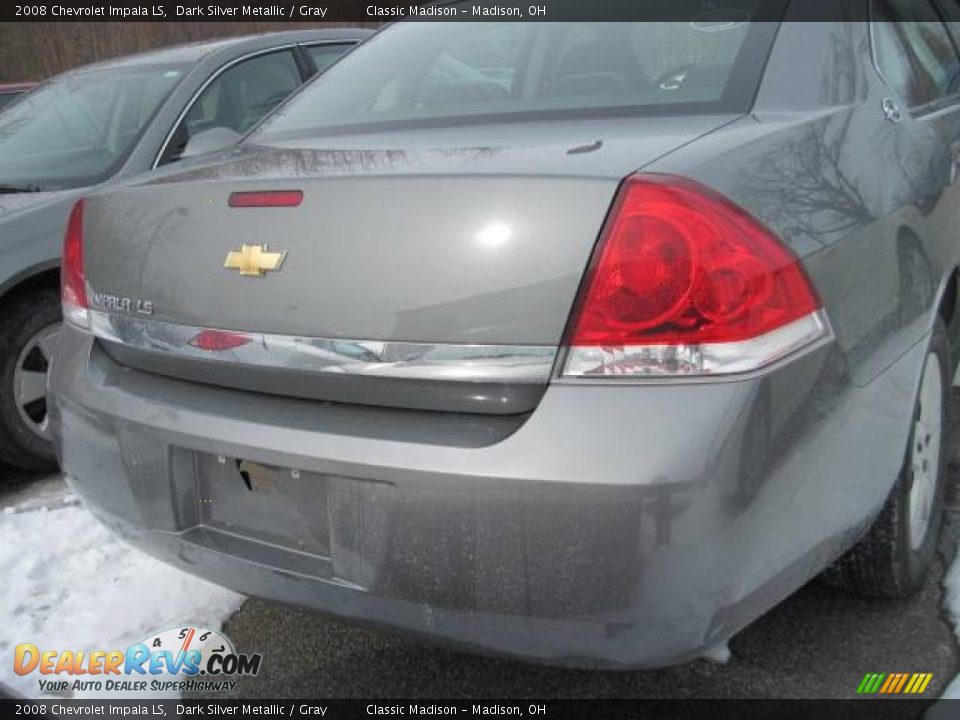 2008 Chevrolet Impala LS Dark Silver Metallic / Gray Photo #3