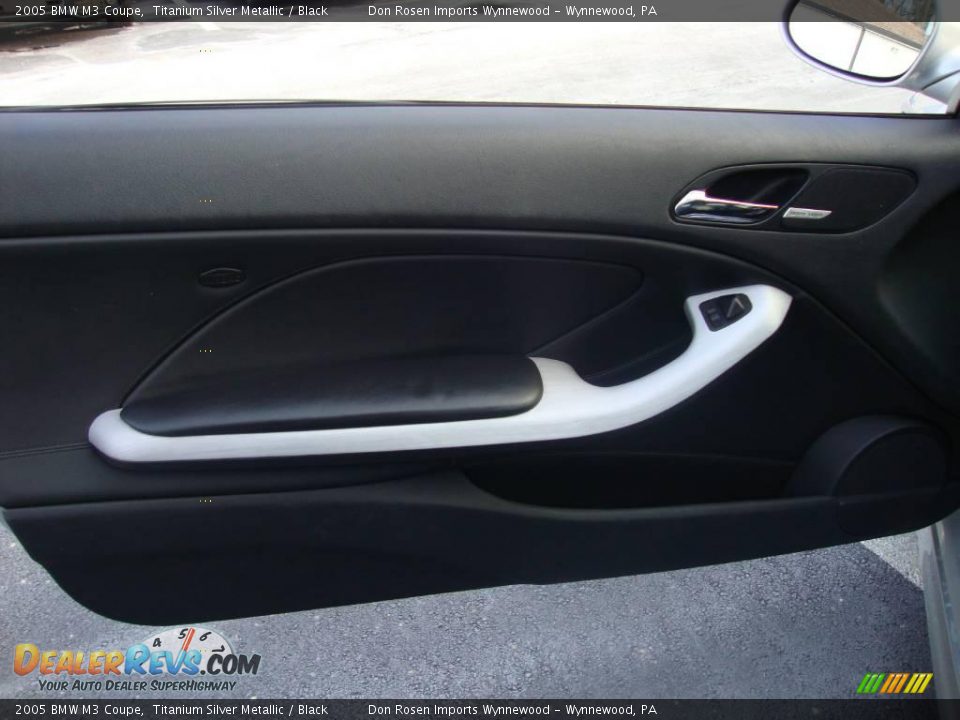 2005 BMW M3 Coupe Titanium Silver Metallic / Black Photo #13