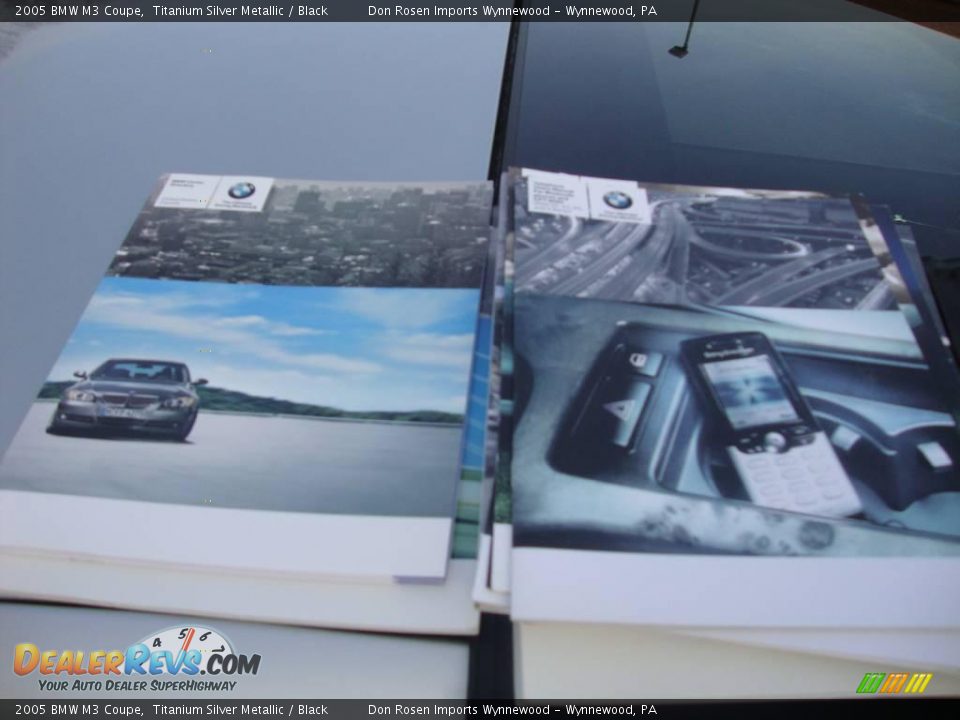 2005 BMW M3 Coupe Titanium Silver Metallic / Black Photo #20