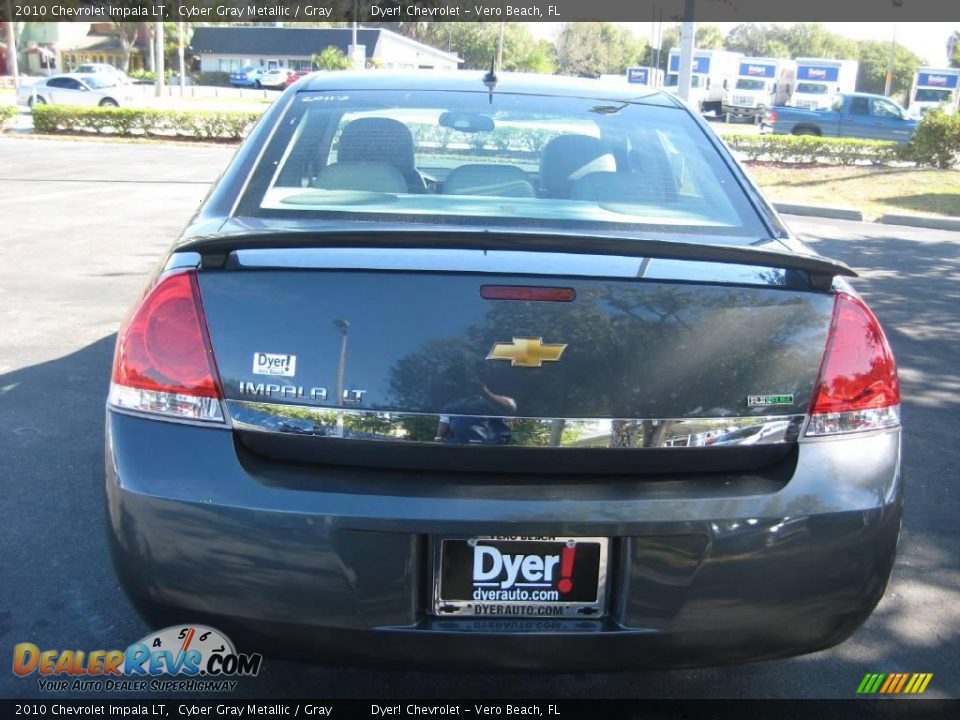 2010 Chevrolet Impala LT Cyber Gray Metallic / Gray Photo #5