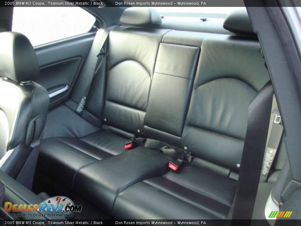 2005 BMW M3 Coupe Titanium Silver Metallic / Black Photo #29
