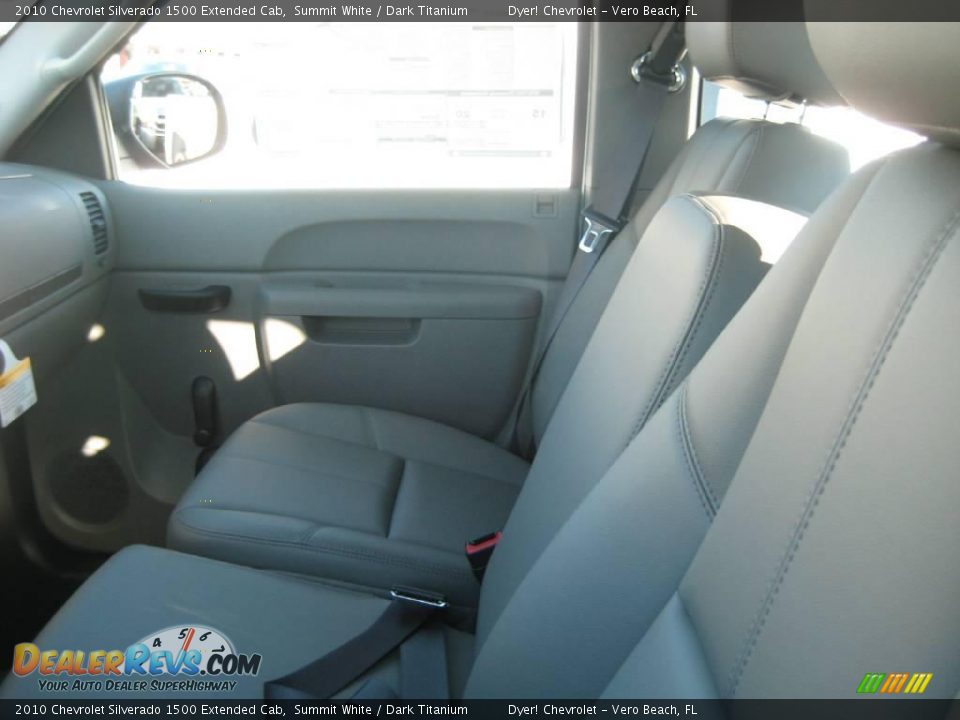 2010 Chevrolet Silverado 1500 Extended Cab Summit White / Dark Titanium Photo #3