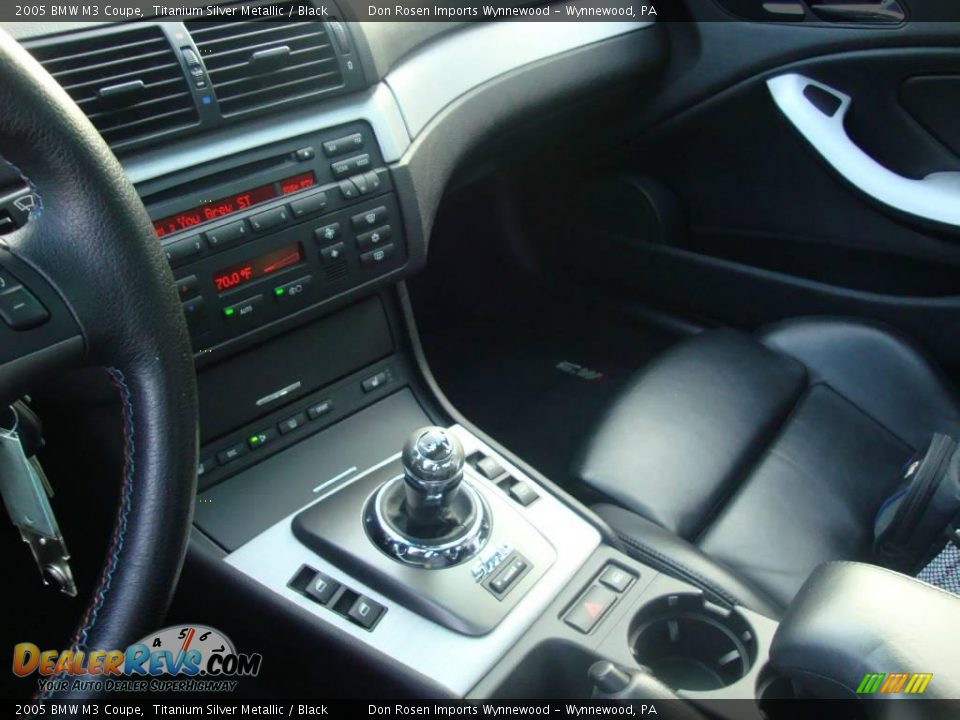 2005 BMW M3 Coupe Titanium Silver Metallic / Black Photo #31
