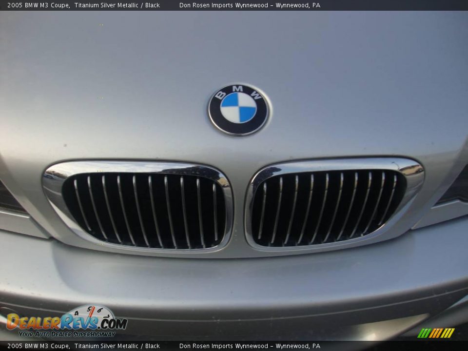2005 BMW M3 Coupe Titanium Silver Metallic / Black Photo #36