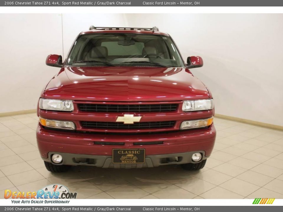 2006 Chevrolet Tahoe Z71 4x4 Sport Red Metallic / Gray/Dark Charcoal Photo #2