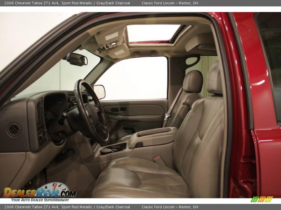 2006 Chevrolet Tahoe Z71 4x4 Sport Red Metallic / Gray/Dark Charcoal Photo #10