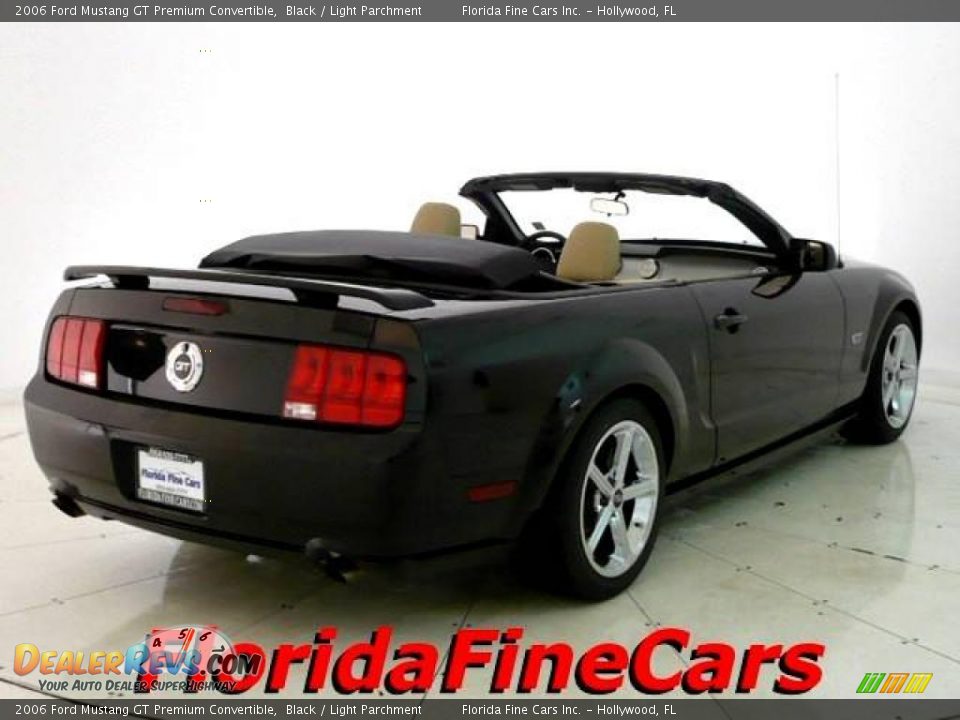 2006 Ford Mustang GT Premium Convertible Black / Light Parchment Photo #2