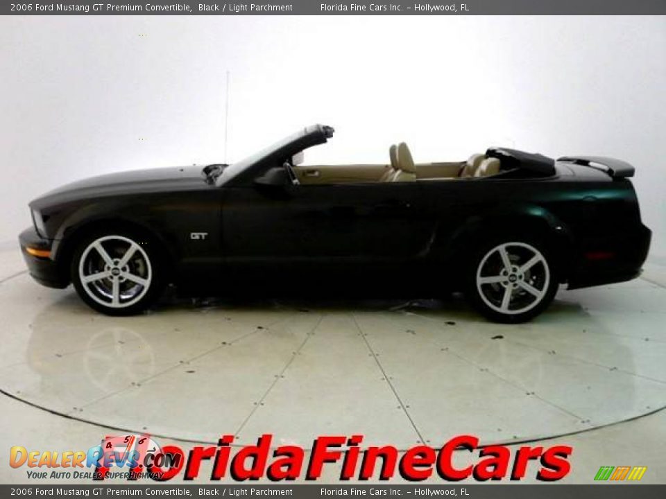 2006 Ford Mustang GT Premium Convertible Black / Light Parchment Photo #3