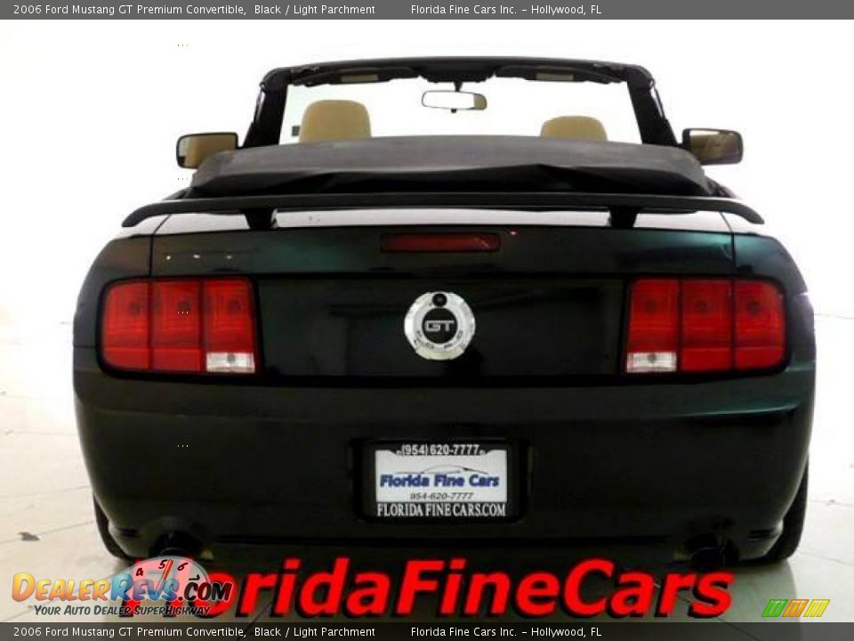2006 Ford Mustang GT Premium Convertible Black / Light Parchment Photo #6