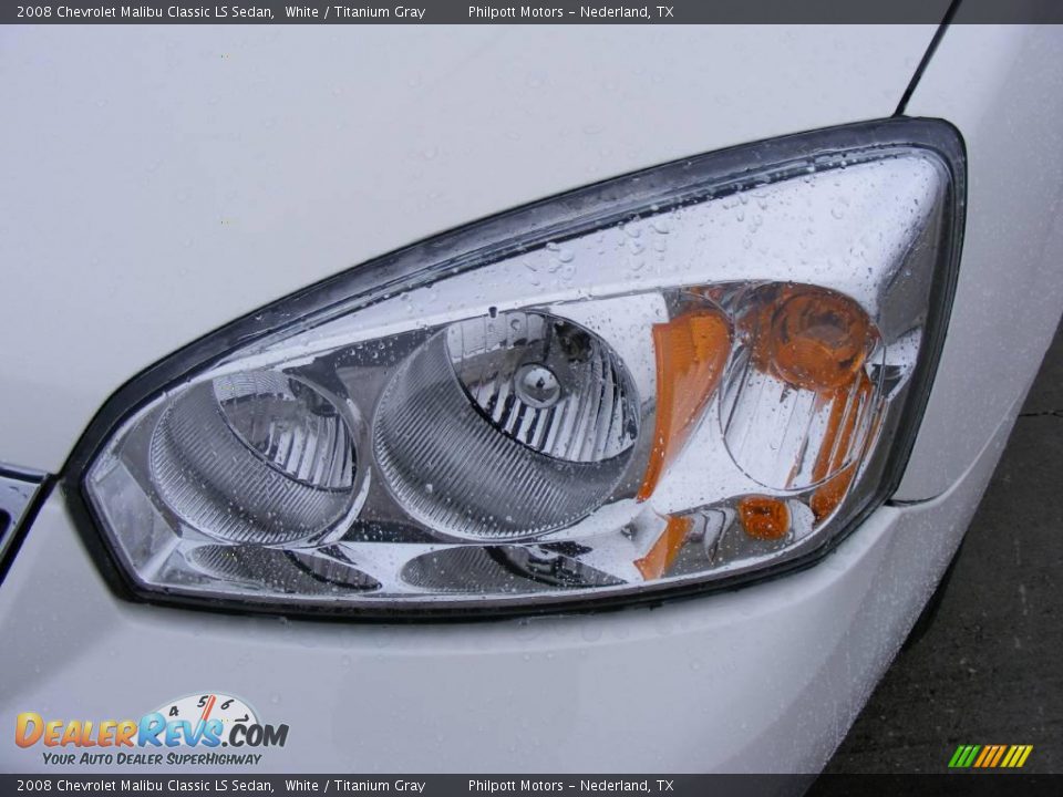 2008 Chevrolet Malibu Classic LS Sedan White / Titanium Gray Photo #10
