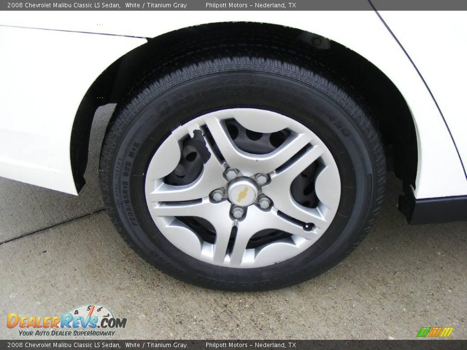 2008 Chevrolet Malibu Classic LS Sedan White / Titanium Gray Photo #14