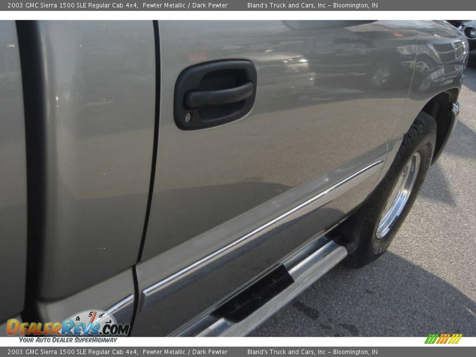 2003 GMC Sierra 1500 SLE Regular Cab 4x4 Pewter Metallic / Dark Pewter Photo #19