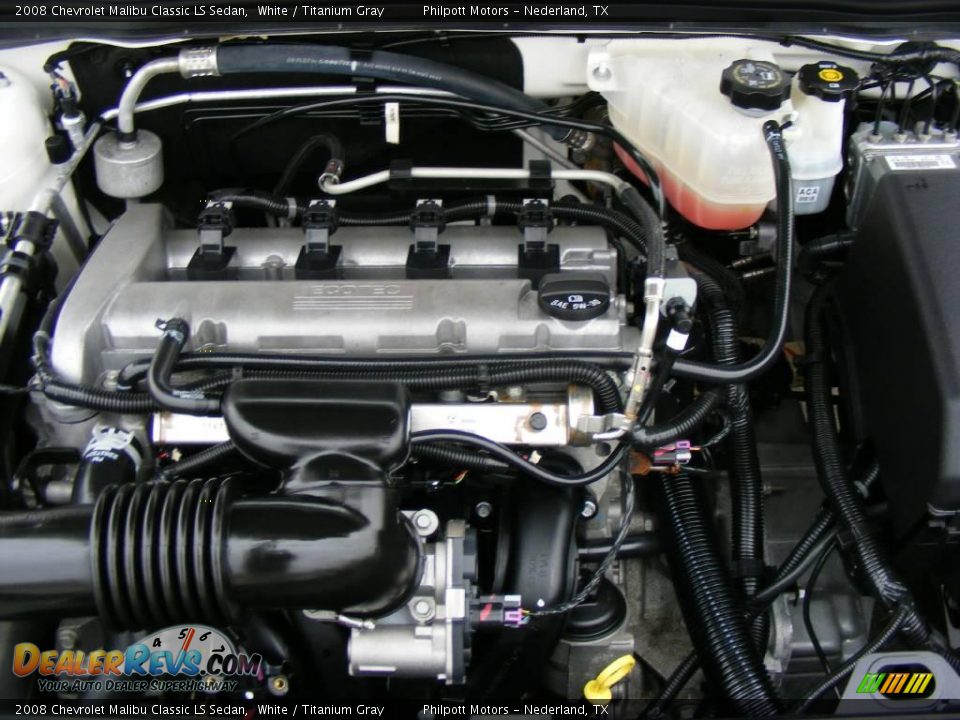 2008 Chevrolet Malibu Classic LS Sedan White / Titanium Gray Photo #20