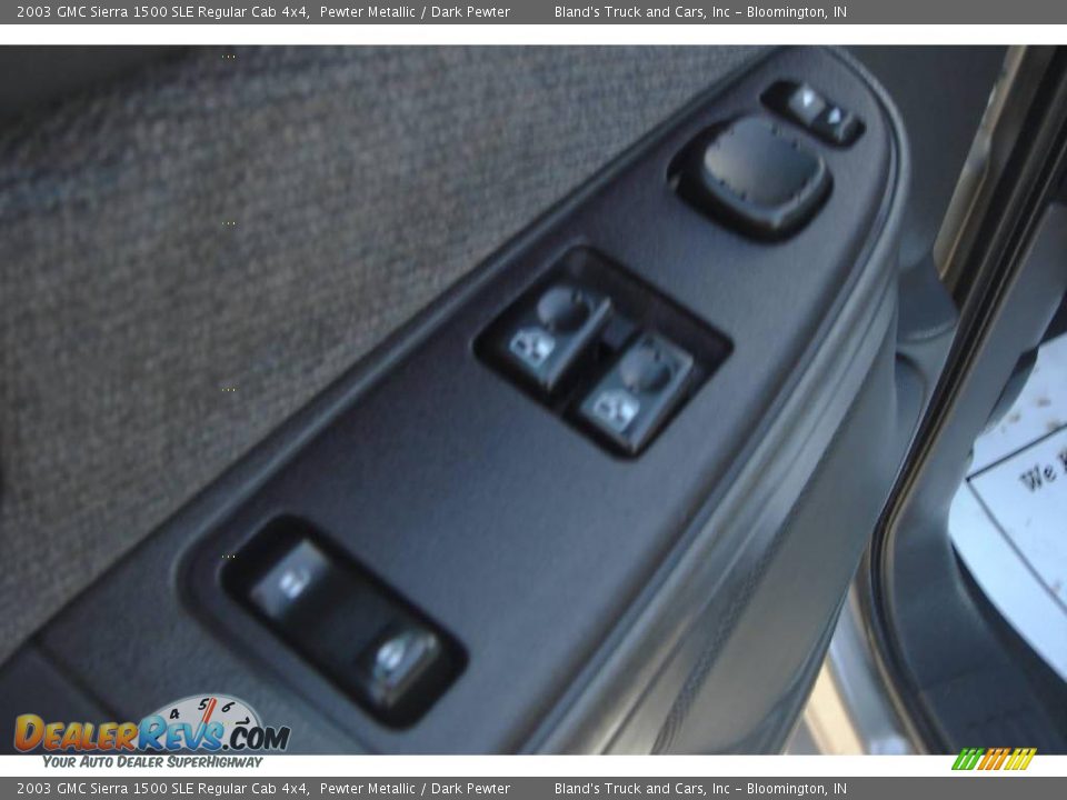 2003 GMC Sierra 1500 SLE Regular Cab 4x4 Pewter Metallic / Dark Pewter Photo #25
