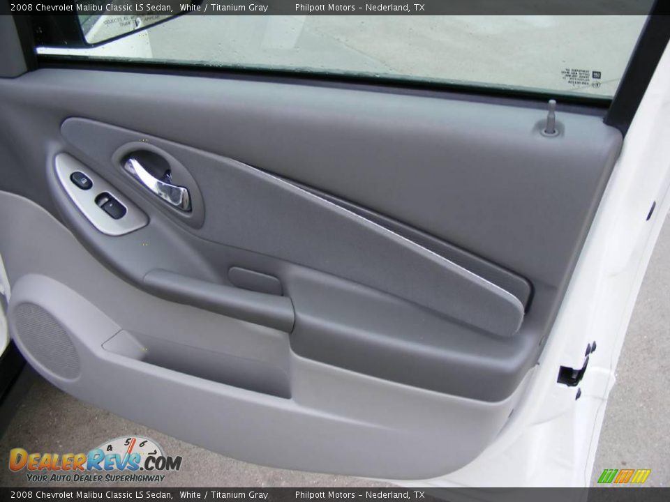 2008 Chevrolet Malibu Classic LS Sedan White / Titanium Gray Photo #21