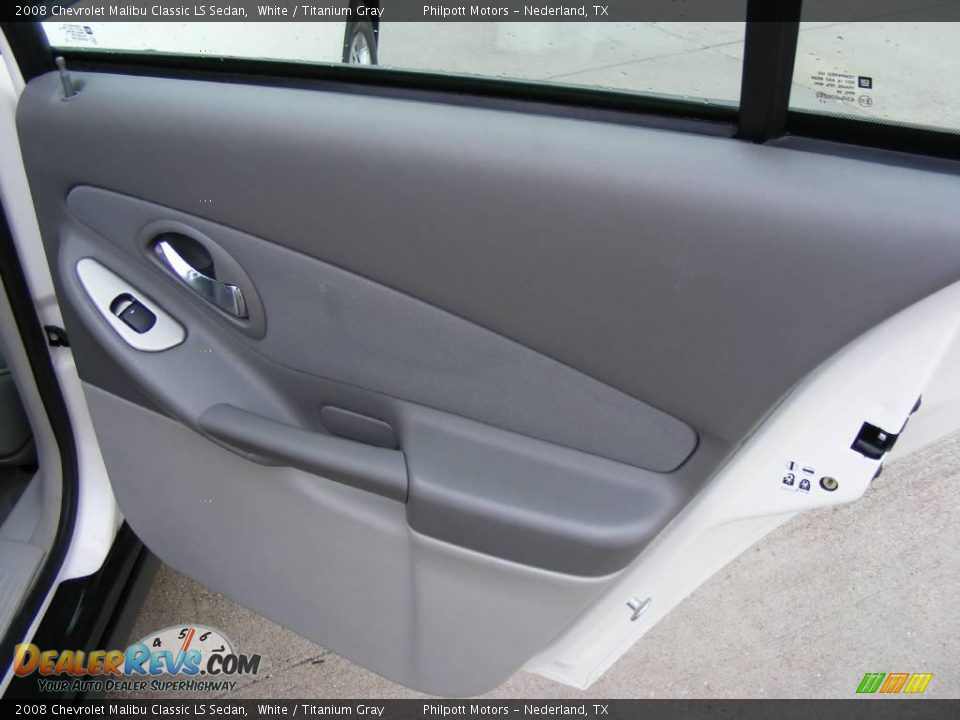 2008 Chevrolet Malibu Classic LS Sedan White / Titanium Gray Photo #26