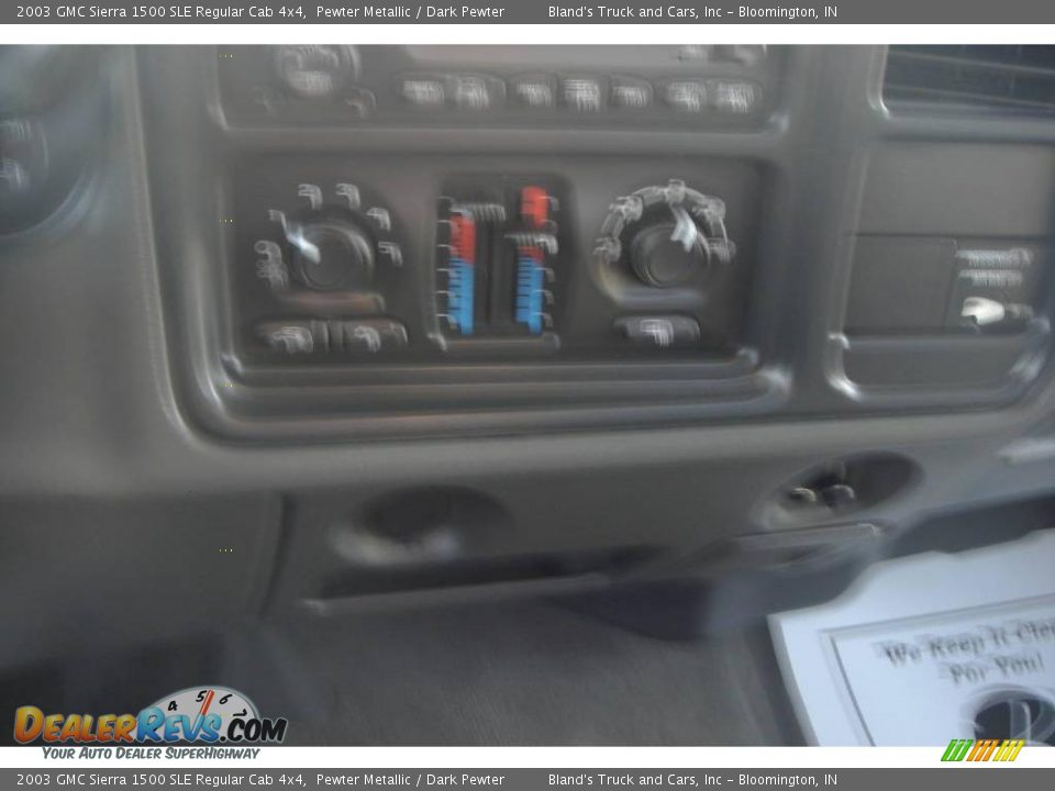 2003 GMC Sierra 1500 SLE Regular Cab 4x4 Pewter Metallic / Dark Pewter Photo #32
