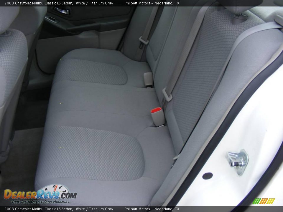 2008 Chevrolet Malibu Classic LS Sedan White / Titanium Gray Photo #30