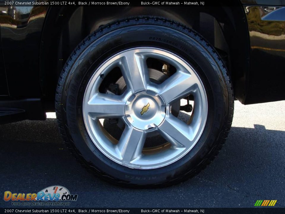 2007 Chevrolet Suburban 1500 LTZ 4x4 Black / Morroco Brown/Ebony Photo #9