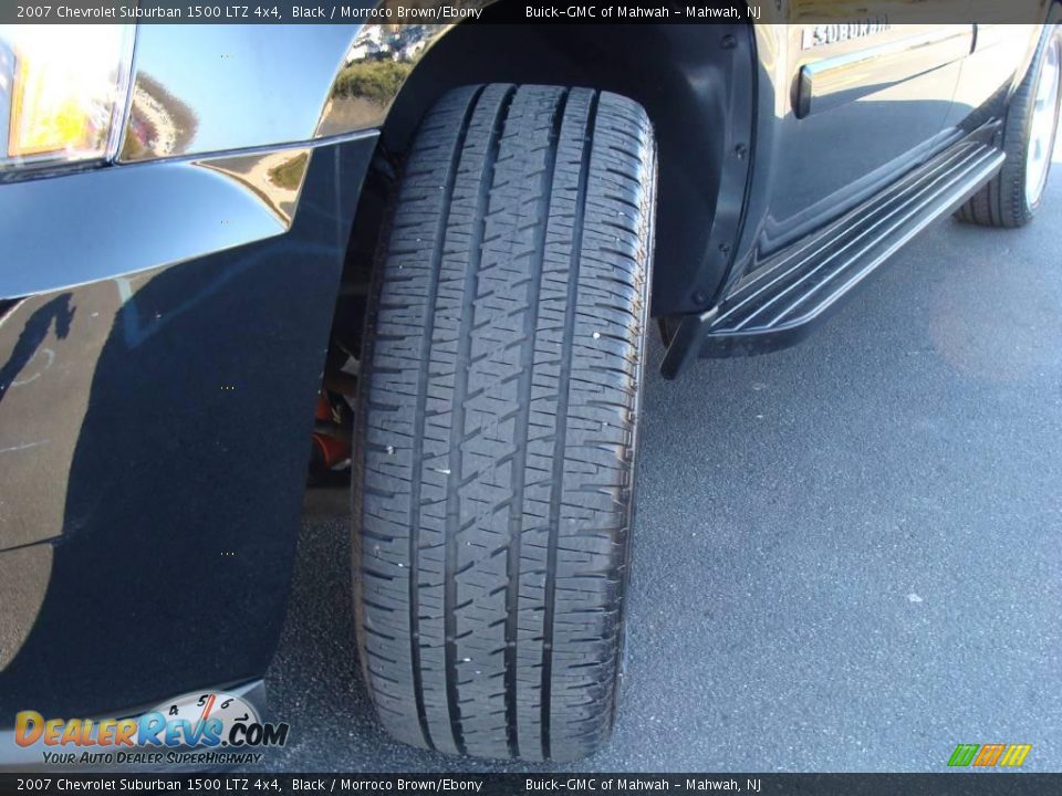 2007 Chevrolet Suburban 1500 LTZ 4x4 Black / Morroco Brown/Ebony Photo #10
