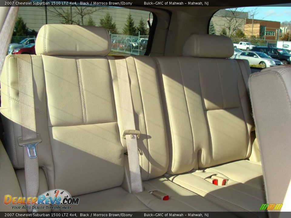 2007 Chevrolet Suburban 1500 LTZ 4x4 Black / Morroco Brown/Ebony Photo #16