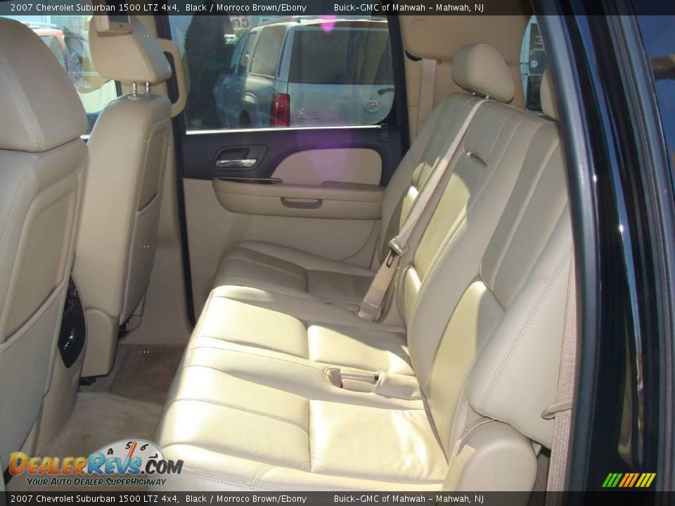 2007 Chevrolet Suburban 1500 LTZ 4x4 Black / Morroco Brown/Ebony Photo #17