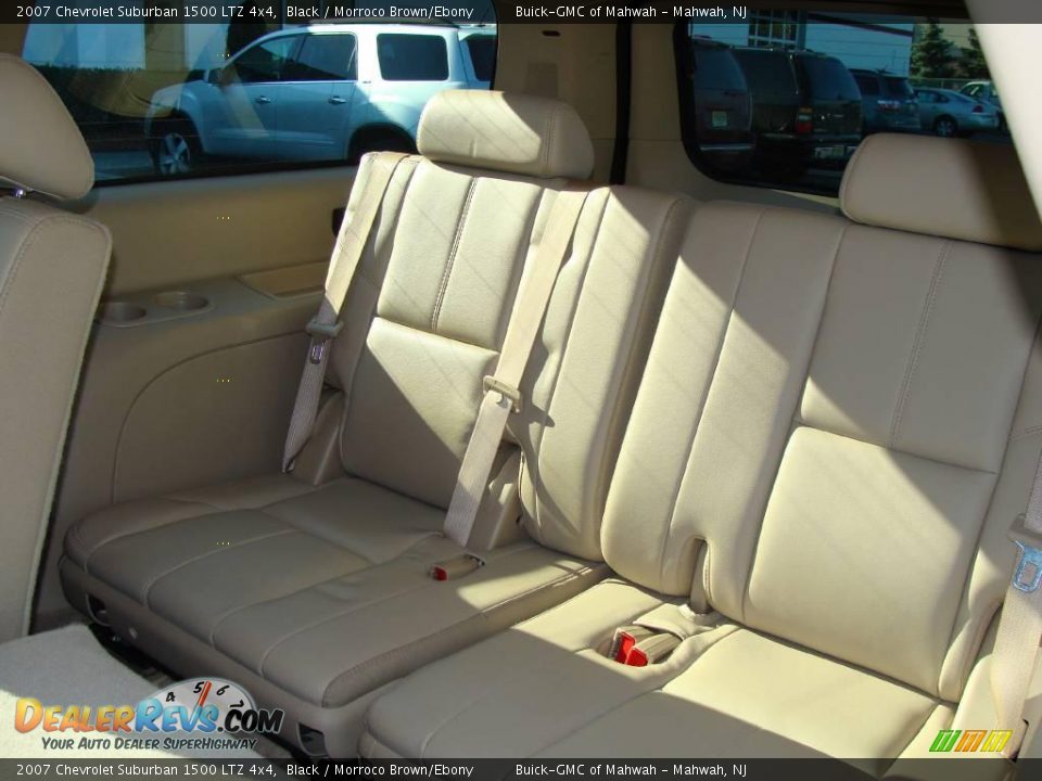 2007 Chevrolet Suburban 1500 LTZ 4x4 Black / Morroco Brown/Ebony Photo #18