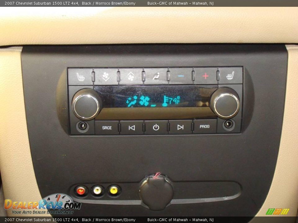 2007 Chevrolet Suburban 1500 LTZ 4x4 Black / Morroco Brown/Ebony Photo #22