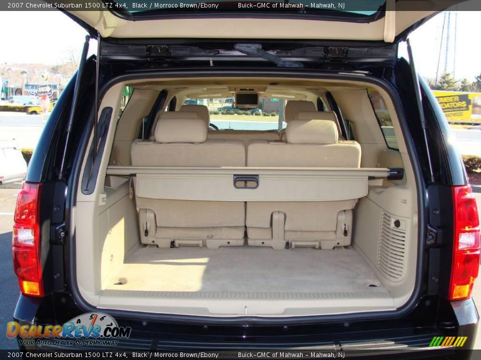 2007 Chevrolet Suburban 1500 LTZ 4x4 Black / Morroco Brown/Ebony Photo #24