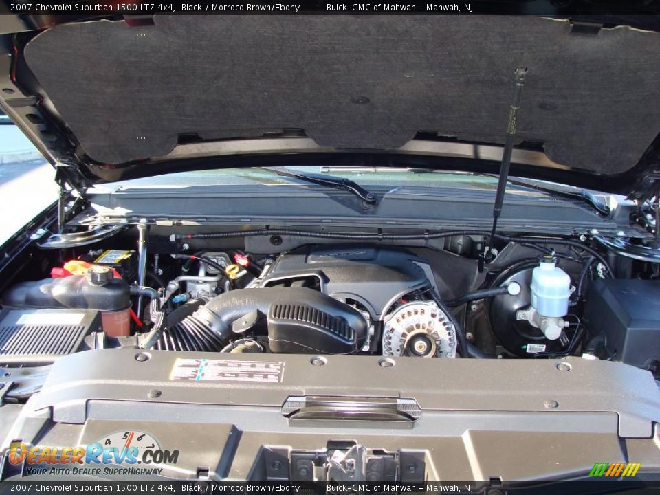2007 Chevrolet Suburban 1500 LTZ 4x4 Black / Morroco Brown/Ebony Photo #25
