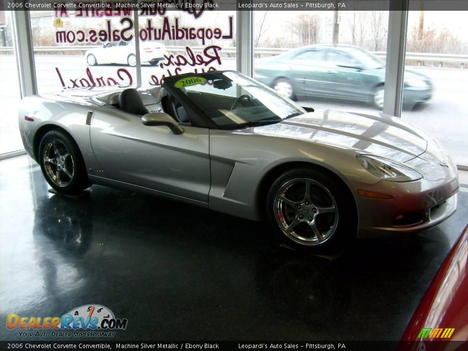 2006 Chevrolet Corvette Convertible Machine Silver Metallic / Ebony Black Photo #1