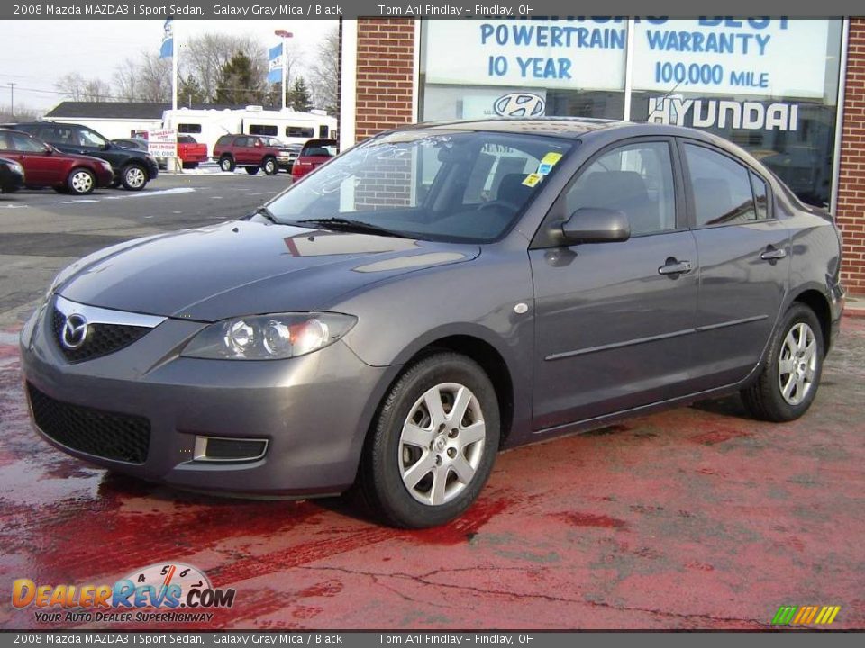 2008 Mazda MAZDA3 i Sport Sedan Galaxy Gray Mica / Black Photo #1