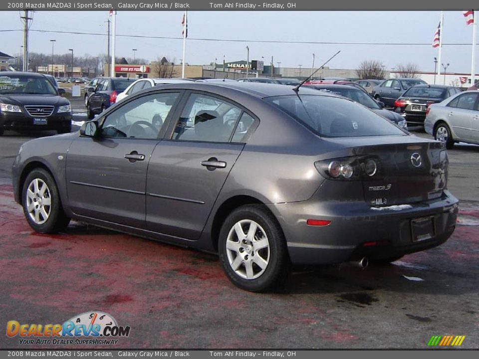 2008 Mazda MAZDA3 i Sport Sedan Galaxy Gray Mica / Black Photo #3