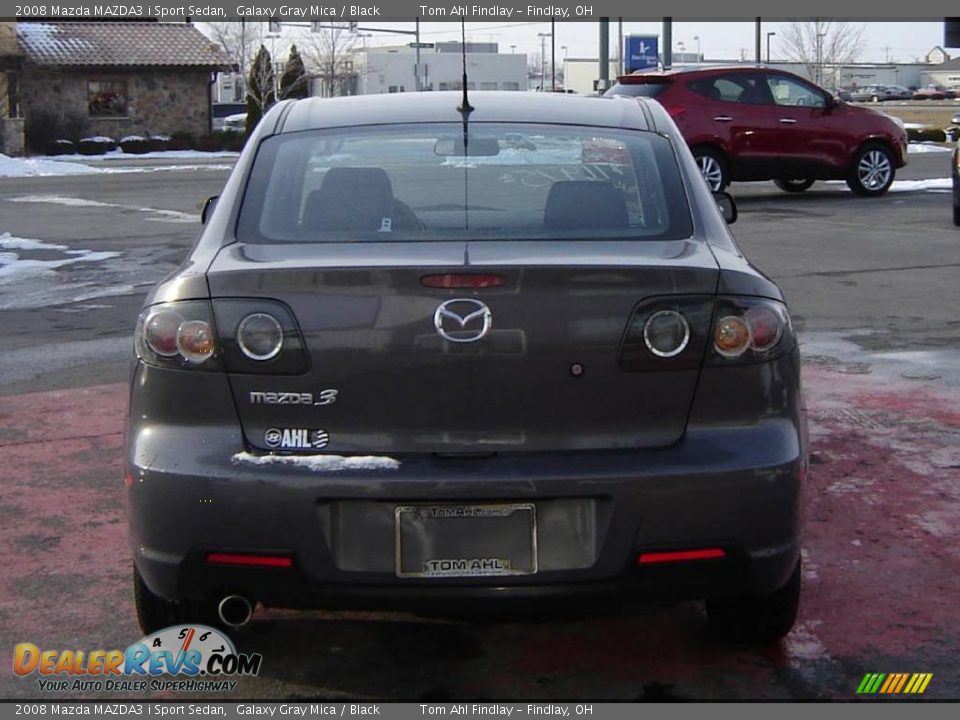 2008 Mazda MAZDA3 i Sport Sedan Galaxy Gray Mica / Black Photo #4
