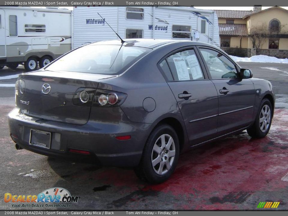 2008 Mazda MAZDA3 i Sport Sedan Galaxy Gray Mica / Black Photo #5