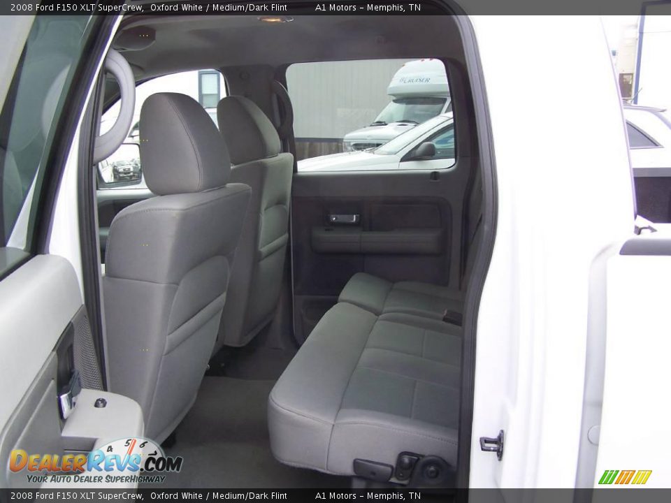 2008 Ford F150 XLT SuperCrew Oxford White / Medium/Dark Flint Photo #6