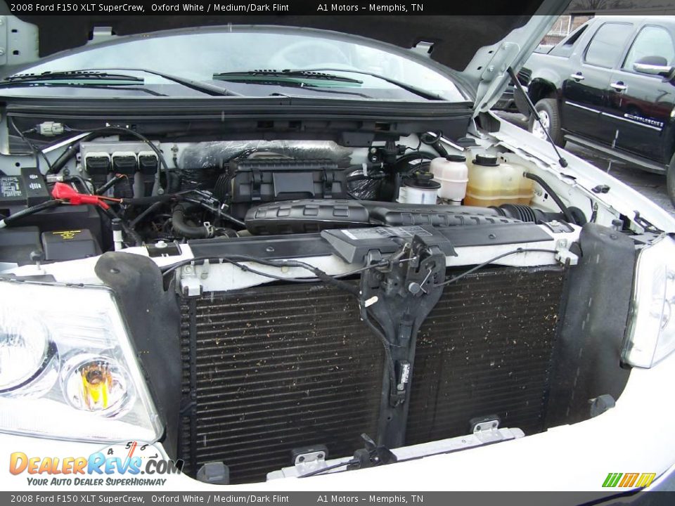 2008 Ford F150 XLT SuperCrew Oxford White / Medium/Dark Flint Photo #9