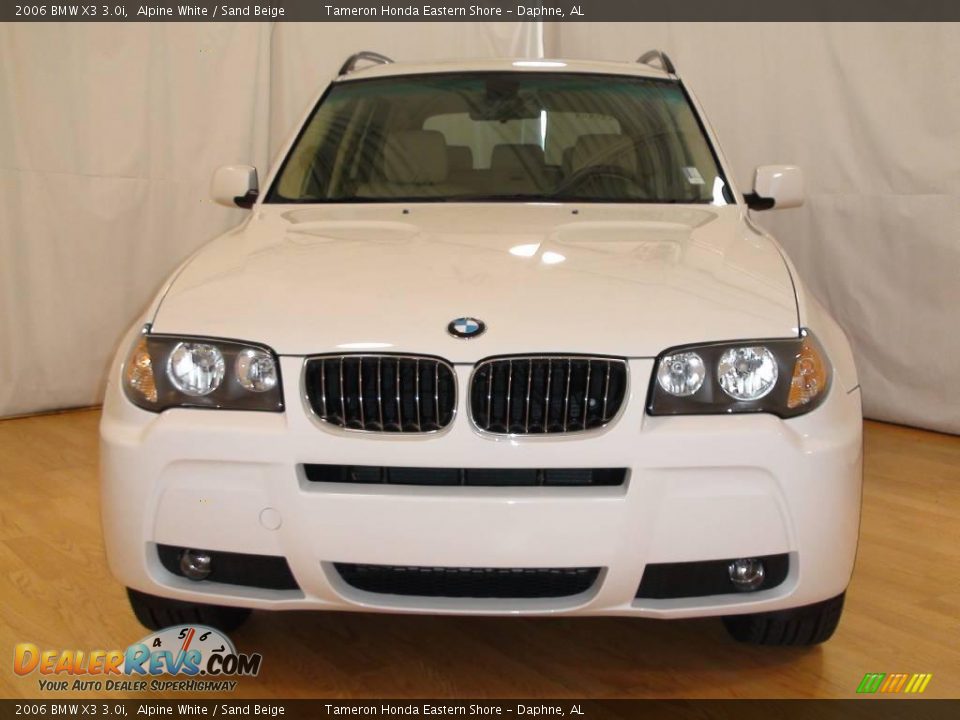 2006 BMW X3 3.0i Alpine White / Sand Beige Photo #2
