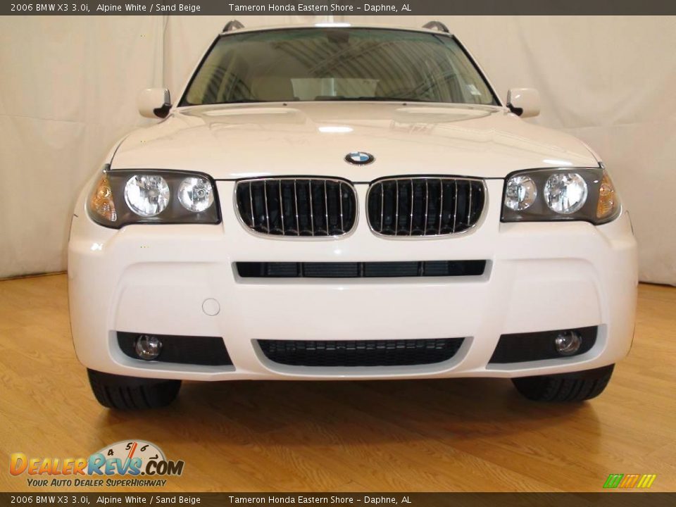 2006 BMW X3 3.0i Alpine White / Sand Beige Photo #3