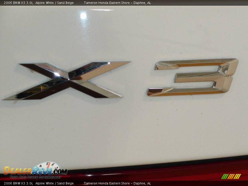 2006 BMW X3 3.0i Alpine White / Sand Beige Photo #4